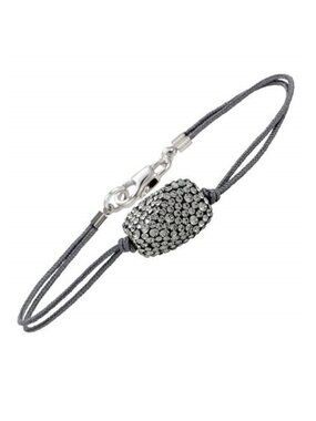 Swarovski ATELIER UN Womens Power Bracelet Gray & BDIA Crystal RARE LE DISC